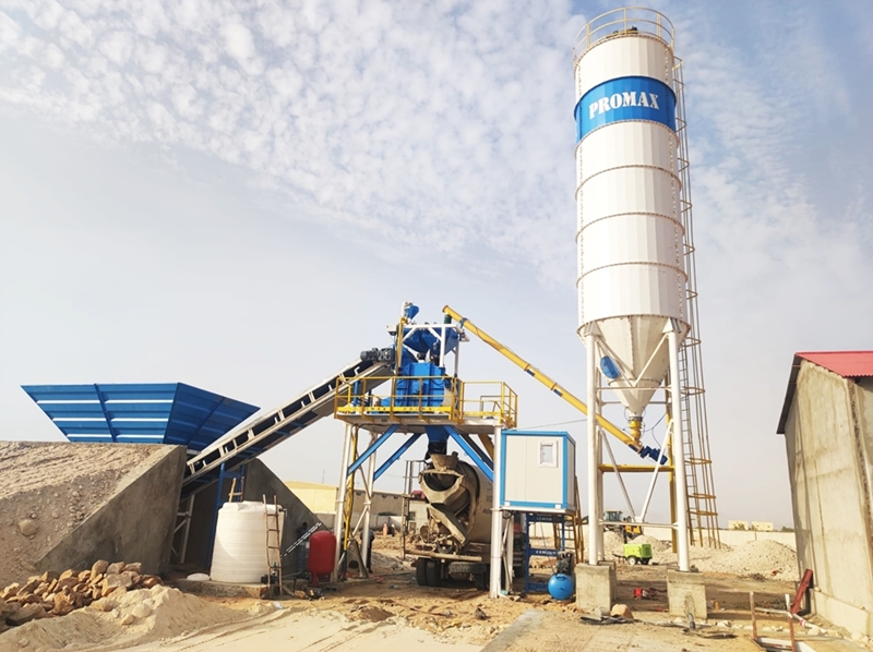 60m³/h Plus Compact Concrete Batching Plant